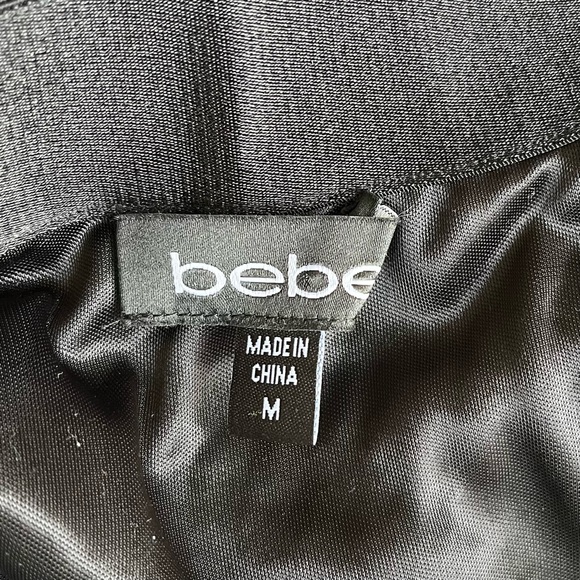 •Bebe• Black Sequin Flared Skirt - Size Medium - Picture 2 of 8